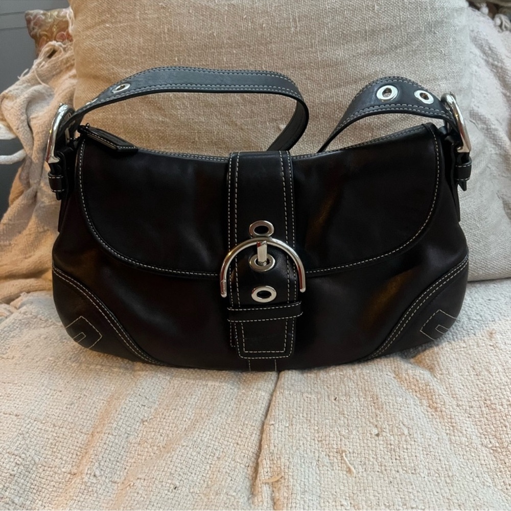 Vintage Coach leather Soho Shoulder Bsg
